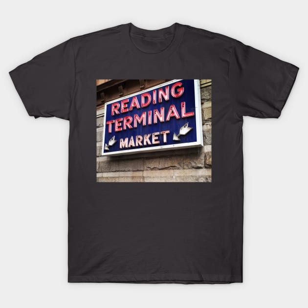 Reading Terminal Market T-Shirt by Tess Salazar Espinoza